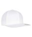 Casquette ajustable flexfit adulte blanc Yupoong-1