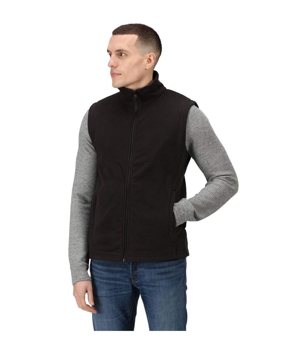 Veste Polaire Sans Manches Homme Noir Regatta-1