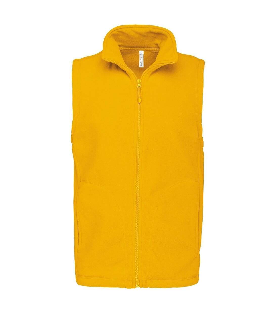 Gilet sans manches micro polaire homme - K913 - jaune