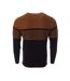 Pull Marron/Marine Homme RMS26 60963 - L-2