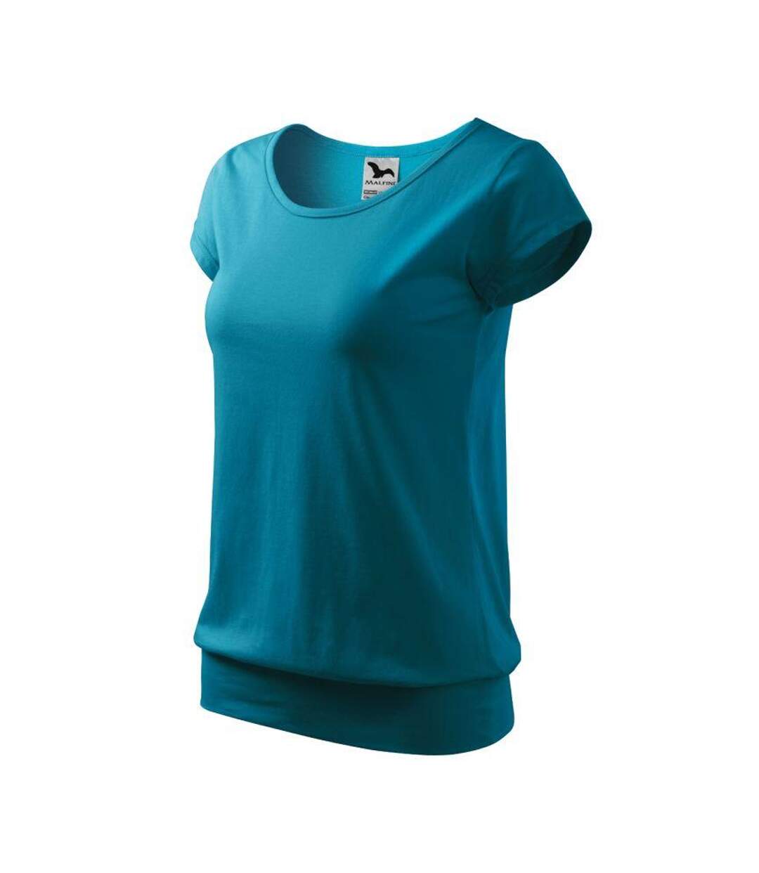 Womens/ladies City T-shirt Teal Adler-3