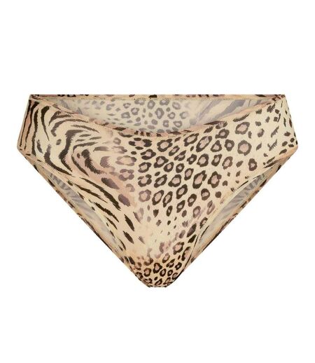 Culotte Motif/style Imprimé Léopard Fits Everybody Femme Marron Skims