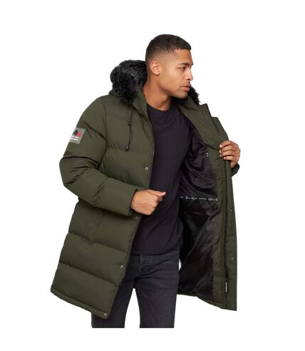 Parka modrico homme olive foncée Born Rich