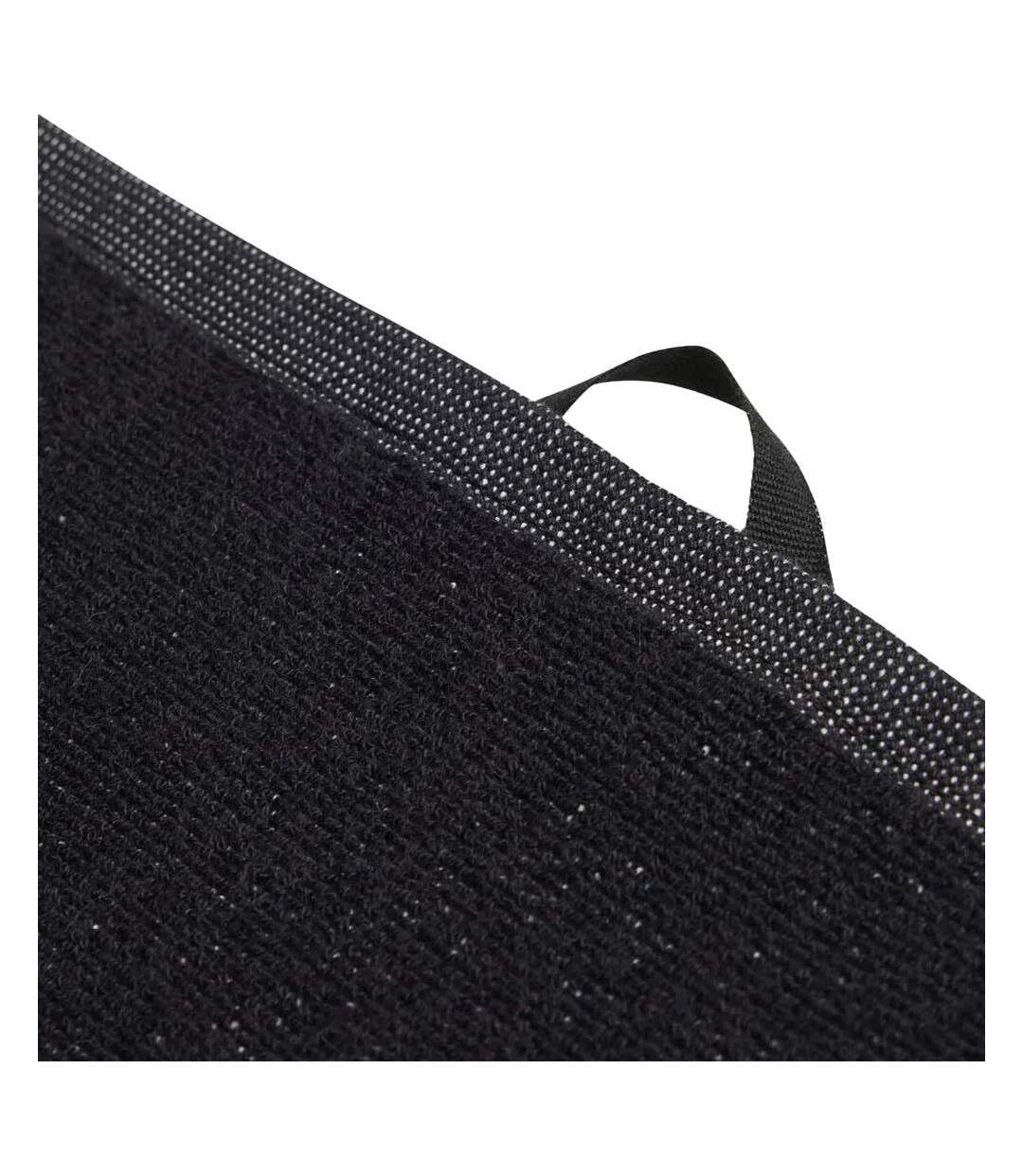 Serviette noire/blanche homme adidas 3bar towel smal-2