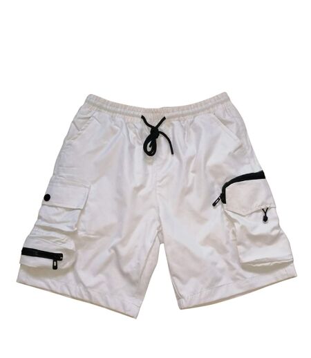 Bermuda de détente homme - Multi-poches - Couleur beige