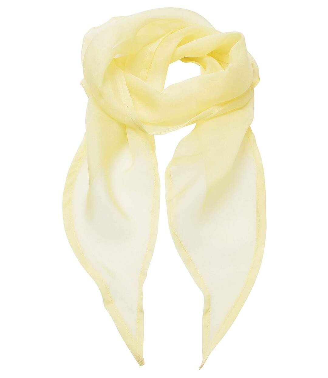 Foulard mousseline - PR740 - jaune-1