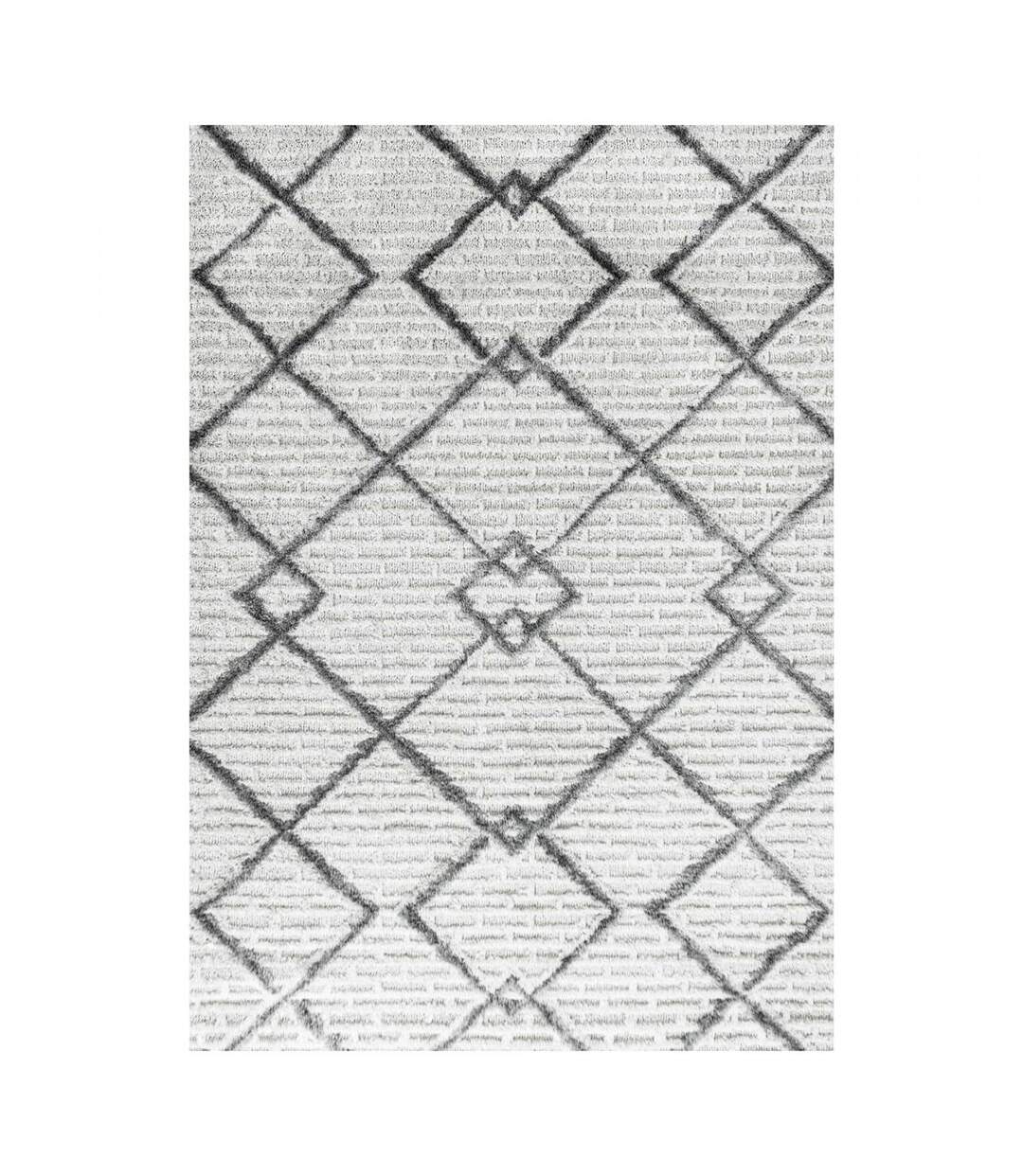 Tapis salon et chambre tissé motif scandinave PISTIOUL-2