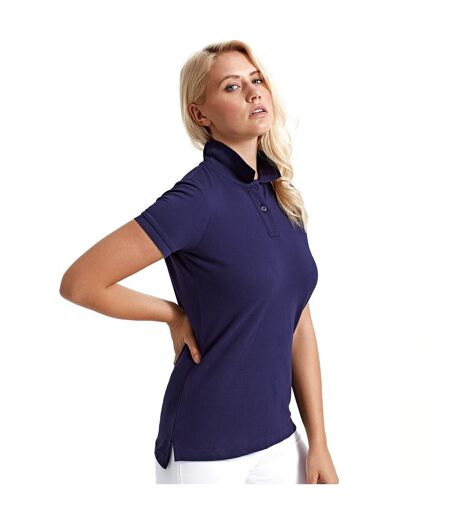 Asquith & Fox Womens/Ladies Plain Short Sleeve Polo Shirt (Navy)