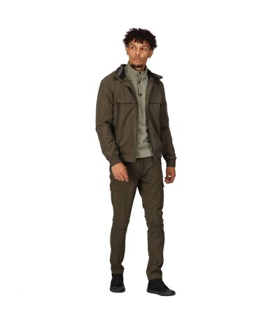 Mens Shorebay Waterproof Jacket Dark Khaki Regatta