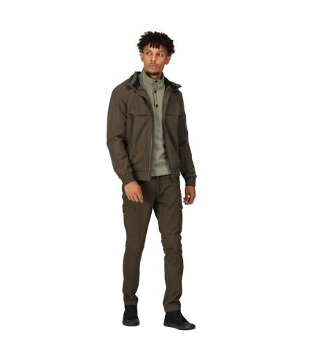 Mens Shorebay Waterproof Jacket Dark Khaki Regatta