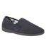 Sleepers Mens Harry Memory Foam Twin Gusset Slippers (Navy) - UTDF1247-1