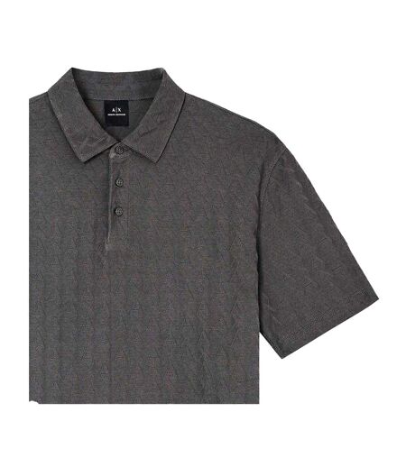 Polo Motif/style Géométrique Homme Vert De Gris Clair Armani Exchange