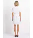 Robe courte col V et broderie anglaise-2
