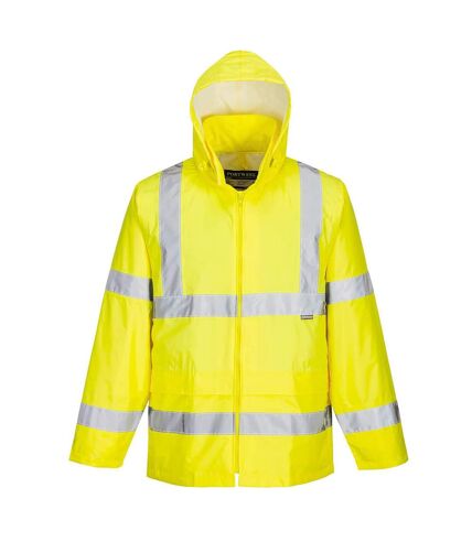 Portwest Mens Rain Hi-Vis Jacket (Yellow) - UTPW656