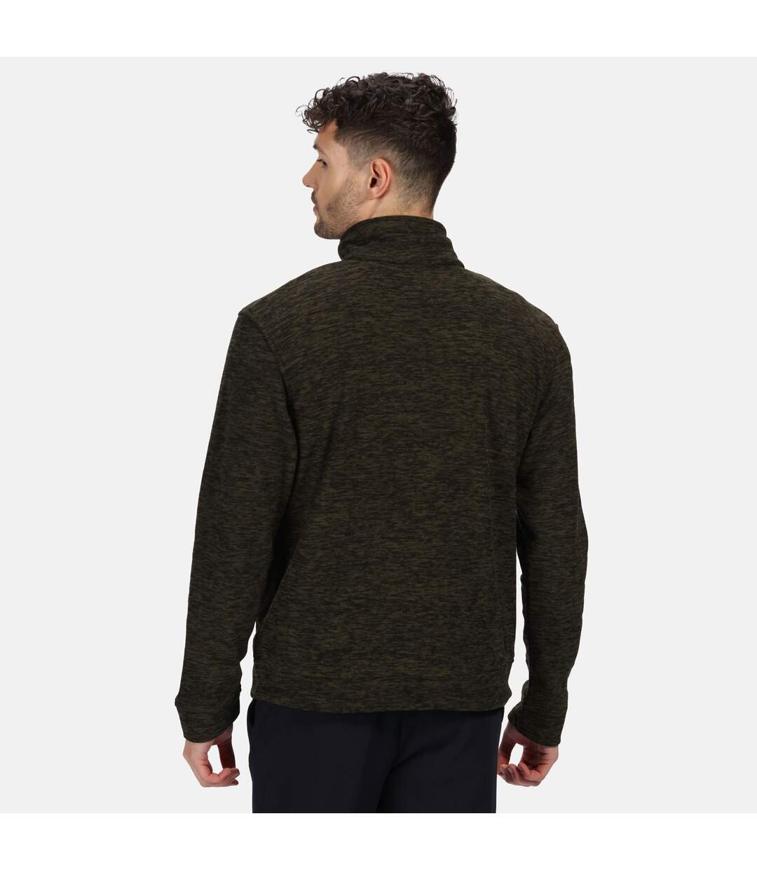 Regatta Mens Thornly Full Zip Fleece (Dark Khaki Marl) - UTRG4159