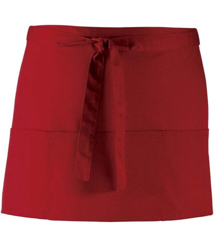 Mini tablier taille - 3 poches - PR155 - rouge bordeau