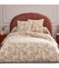 Parure de lit 100% flanelle de coton LILY gris orange-1