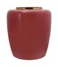 Vase Rond Design Tribuna 36cm Corail & Or-1