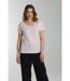 Tee shirt col v manches courtes femme Maddy Pot Pourri(Rose) | Gerard Pasquier-2