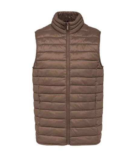 Mens light recycled body warmer driftwood Native Spirit