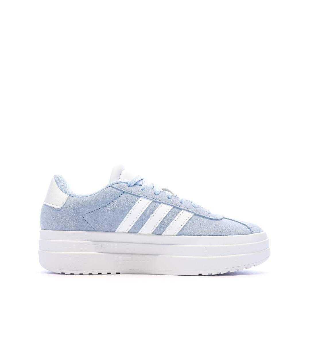 Baskets bleu clair femme adidas vl court bold-2