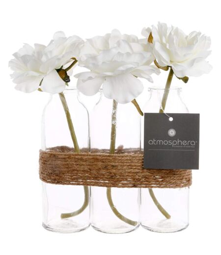 Composition Florale Artificielle Tube 23cm Naturel