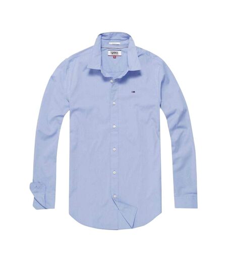 Chemise Manches Longues Motif/style Uni Homme Bleu Tommy Jeans