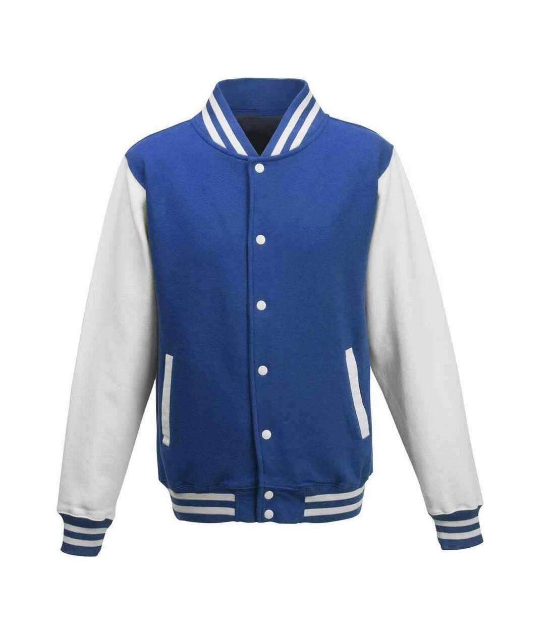 Unisex varsity jacket royal blue/white Awdis-1