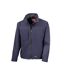 Veste Respirante Classic Softshell Pour Hommes Bleu Marine Result-2
