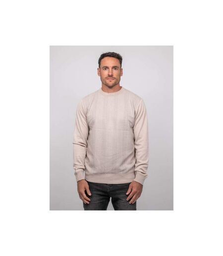 Pull fin col rond jacquard LORANCH