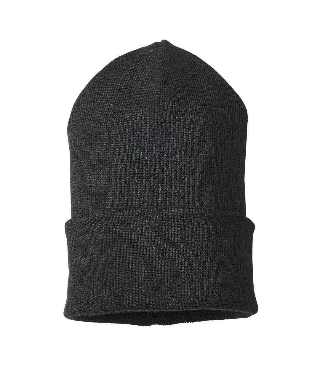 Bonnet Motif/style Côtelé Complete Noir Mascot-2