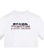 T-shirt Motif/style Angleterre Stars Stripes And Saint George Homme Blanc AWD-3