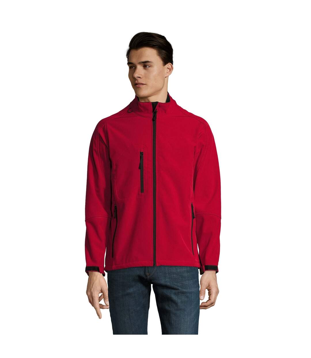 Veste Softshell Relax Homme Rouge SOLS-2