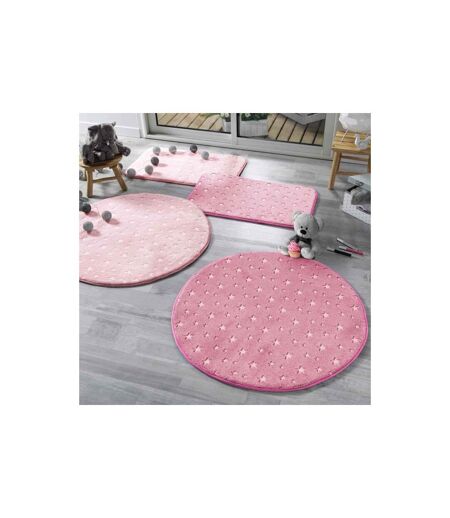 Tapis Enfant Déco Fluo Night 50x80cm Fuchsia