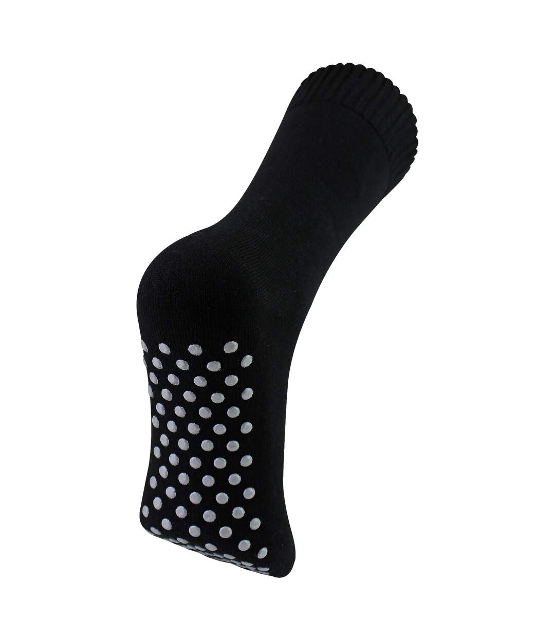 Mens Extra Wide Winter Bed Socks with Grips | Non Slip Thermal Sleep Socks-3