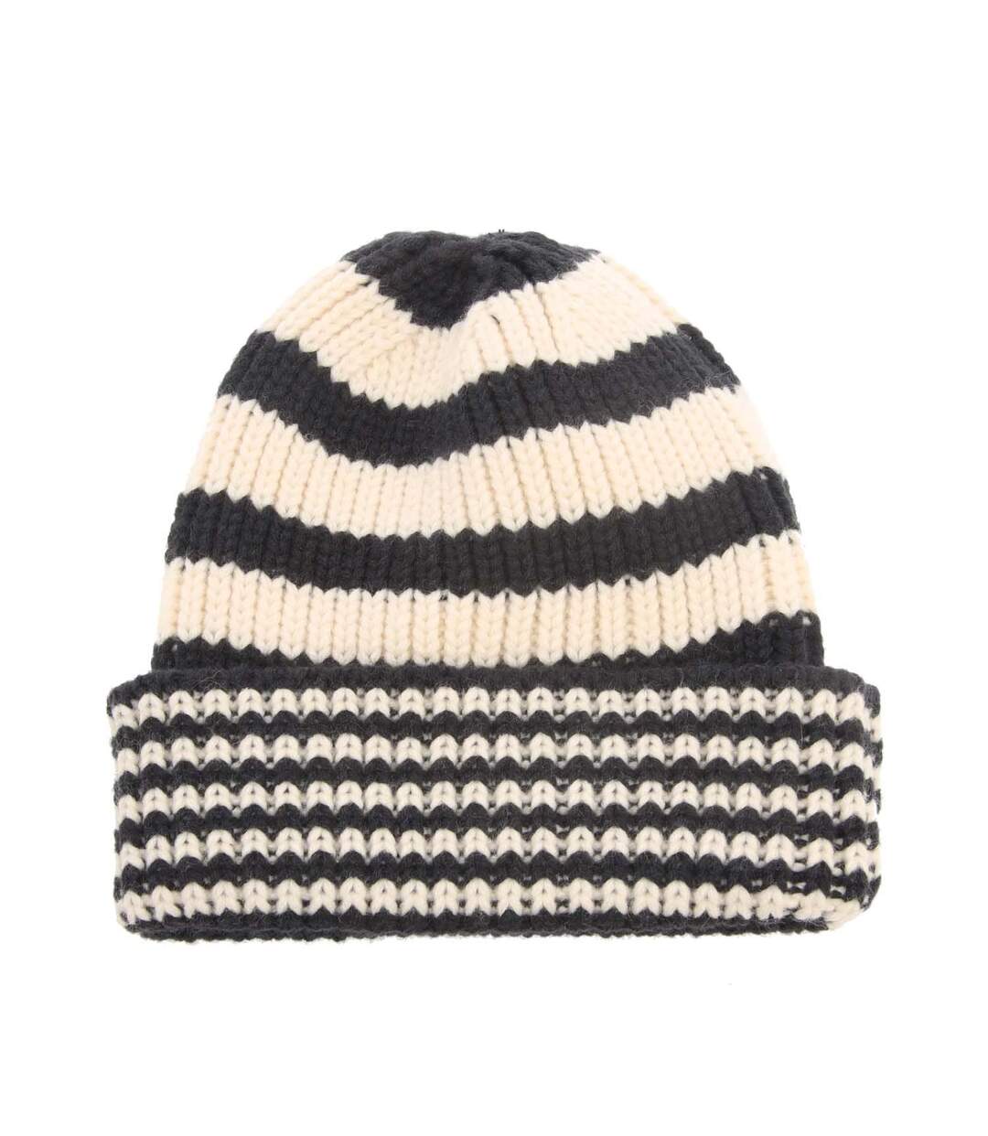 Stripe Knitted Beanie Blue New Era-2