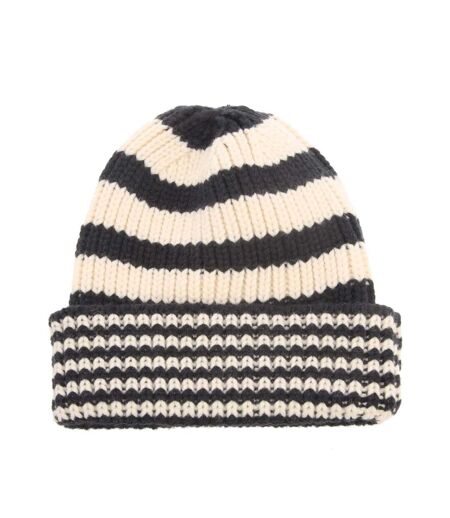 Stripe Knitted Beanie Blue New Era