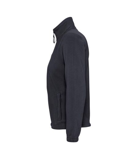 SOLS Womens/Ladies North Full Zip Fleece Jacket (Charcoal)