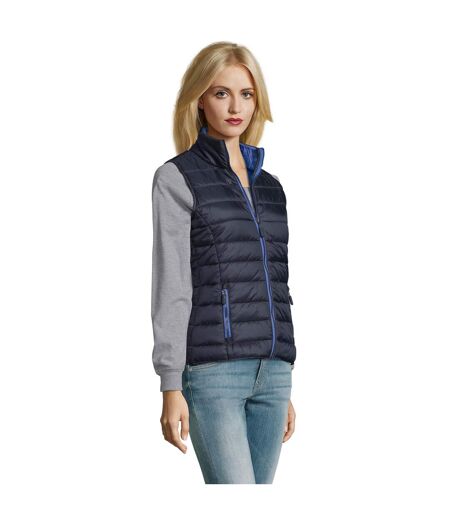 Veste Sans Manches Wave Femme Bleu Marine SOLS