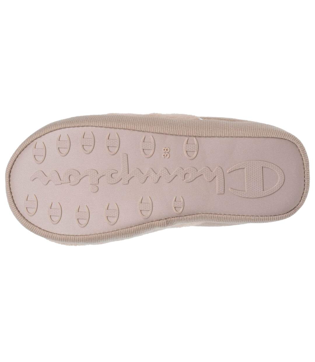 Champion Chaussons Mules femme immitation fourure doux pantoufle confortable lavable-4