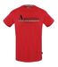 T-shirt Motif/style Logo À Carreaux Homme Rouge Aquascutum-1
