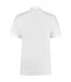 Mens Workwear Heather Polo Shirt White Kustom Kit-2