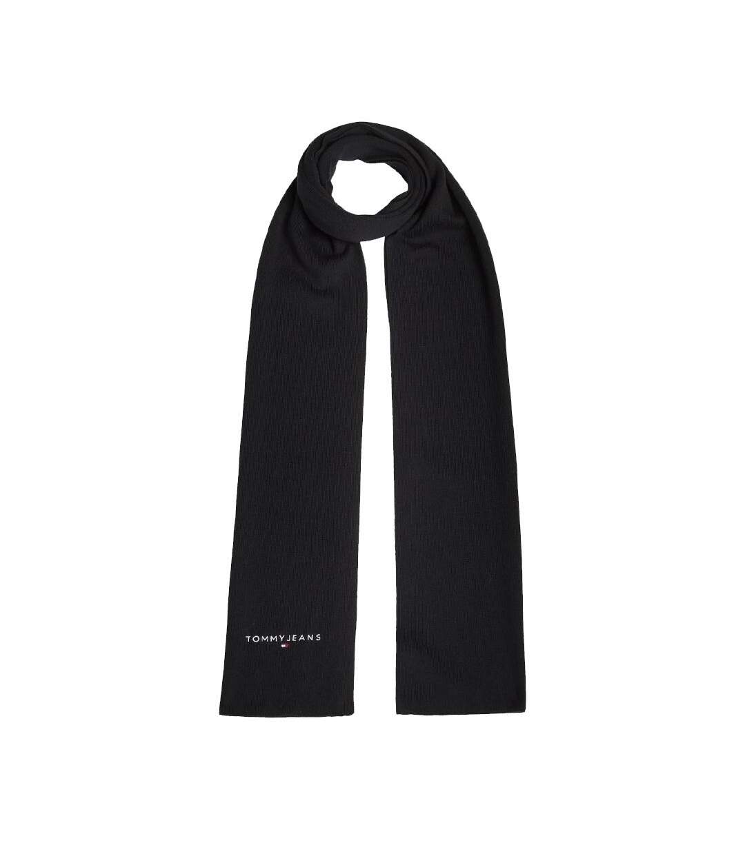 Écharpe noir homme tommy hilfiger linear - taille unique-1
