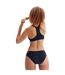 Maillot De Bain 2 Pièces Motif/style À Rayures Femme Bleu Marine Rose À Rayures Speedo-3