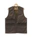 Gilet de Chasse LEDERTYS Impercoat LY0209 – Carnier Détachable PVC, Cartouchière et Protection Impercoat-2
