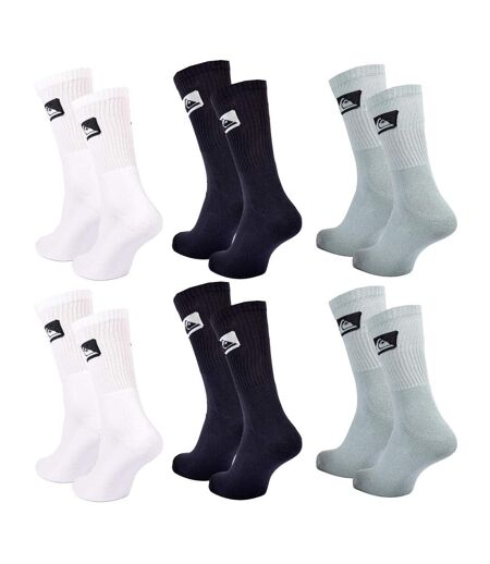 Chaussettes QUIKSILVER CUSHIONED CREW - Pack de 6