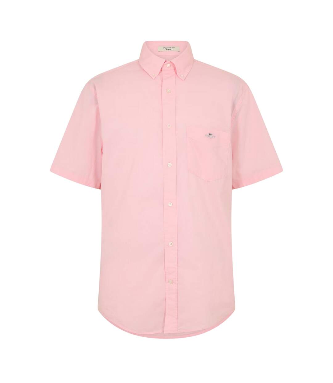 Chemise Manches Courtes Motif/style Logo Classic Homme Délavé Rose Gant-2