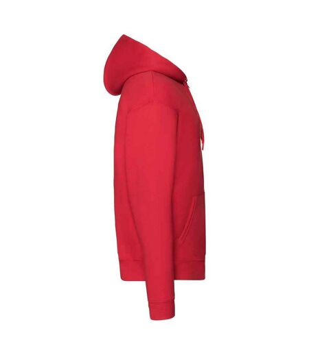 Veste à capuche premium adulte rouge Fruit of the Loom Fruit of the Loom