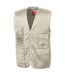Mens Safari Waistcoat Jacket Camel Result-1