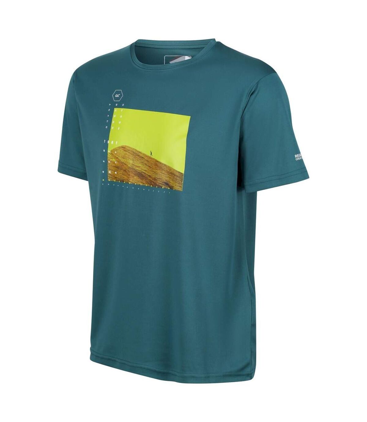 Regatta Mens Fingal VI Mountain Climbing T-Shirt (Pacific Green)